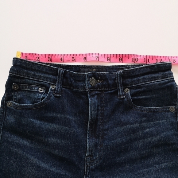 Lucky Brand | High-Rise Bridgette Dark Blue Skinny Jeans 4/27 - Picture 3 of 10